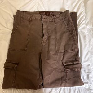 Women’s Wide legged brown cargo pants - VIP jeans
